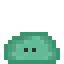 A picture of a slime standing still.