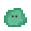 A picture of a slime. HE IS IN THE AIR.